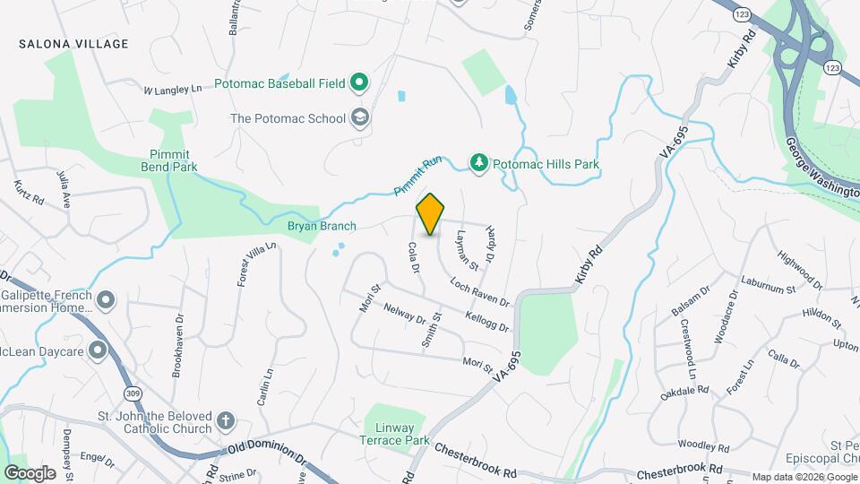 6223 Loch Raven Dr Map and Location Details