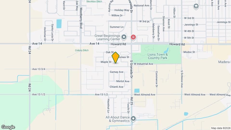 2829 Desert Ranch Way Map and Location Details