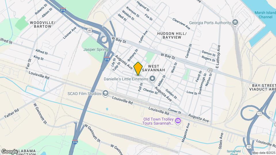 1611 Coventry St Map and Location Details