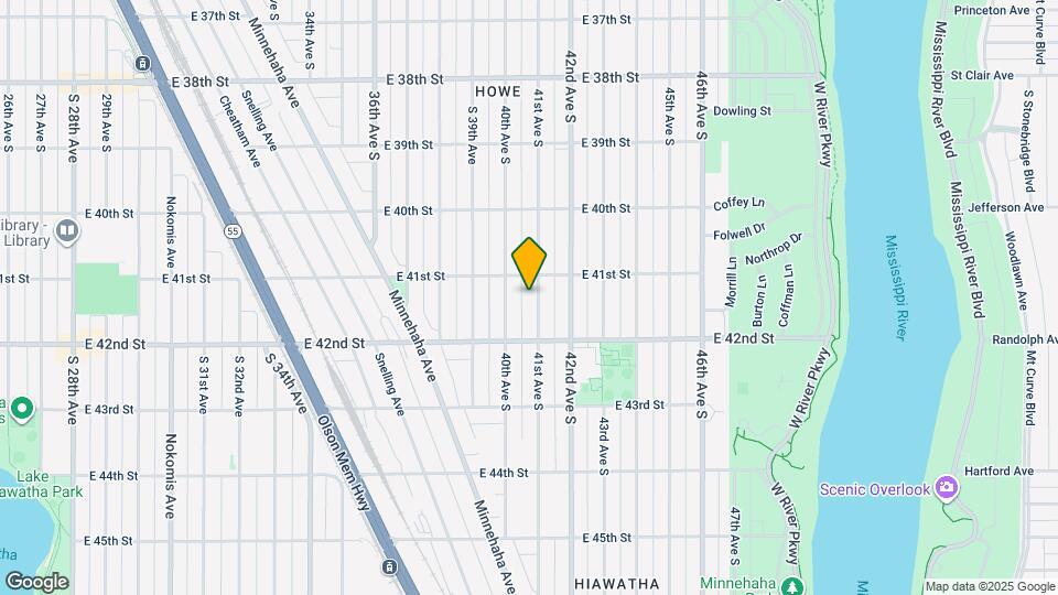 4114 41st Ave S Map and Location Details