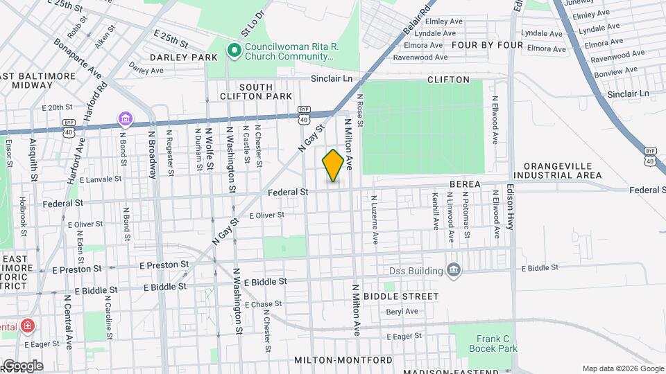 2410 Federal St Mapa y Detalles de la Ubicación