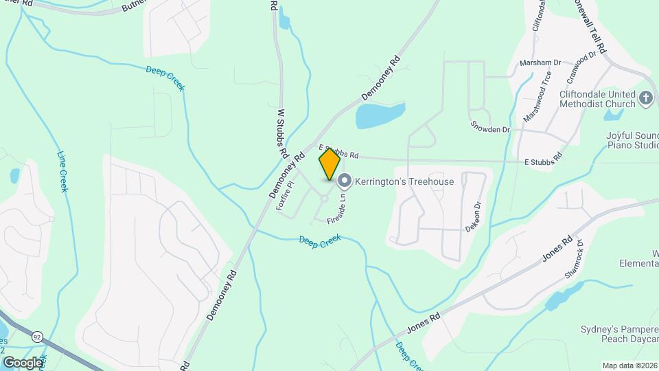 6813 Fireside Ln Map and Location Details