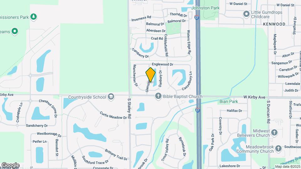 1508 Glenshire Dr Map and Location Details