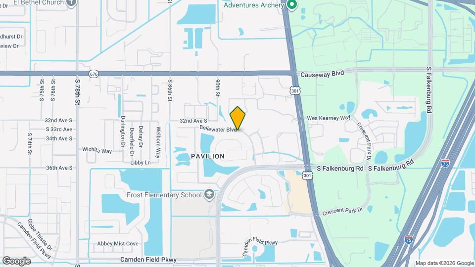 3849 Bellewater Blvd Map and Location Details