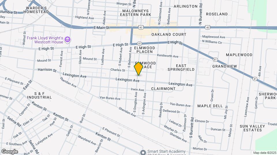 372 S Douglas Ave Map and Location Details