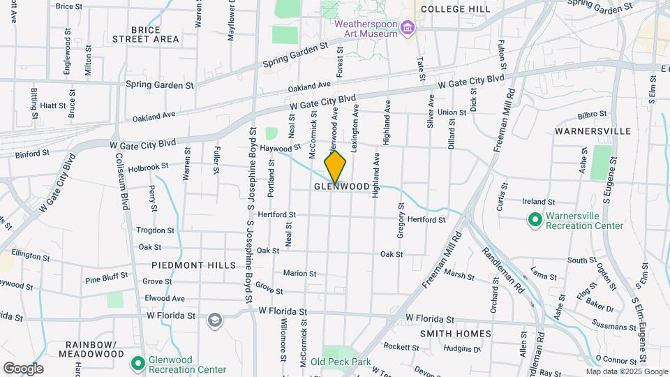 929 Glenwood Ave Mapa y Detalles de la Ubicación