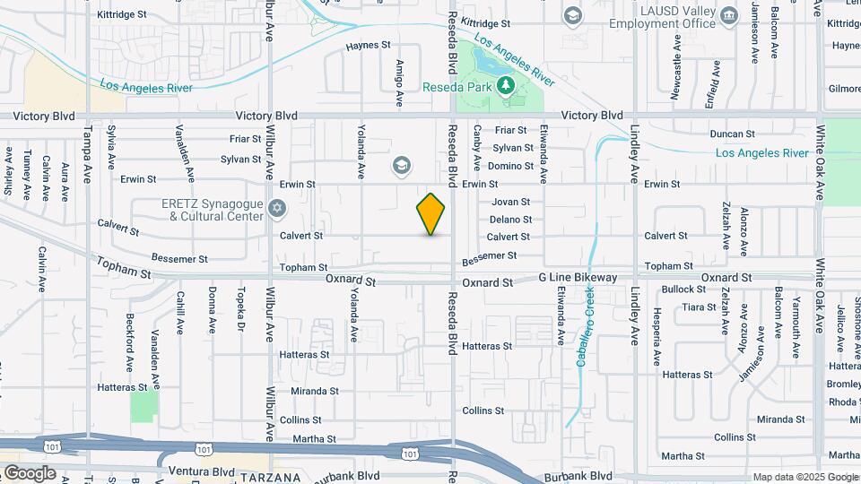 18526 Calvert St Map and Location Details
