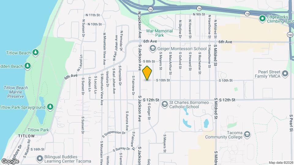 7418 S 10th St Map and Location Details