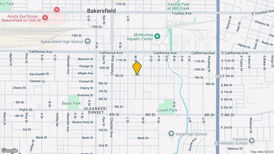1115 9th St Map and Location Details