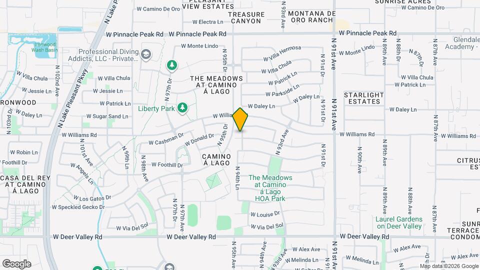 9422 W Donald Dr Map and Location Details