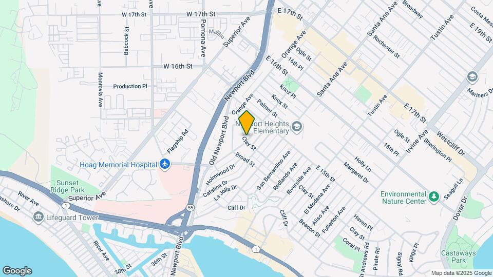 3200 Clay St Map and Location Details
