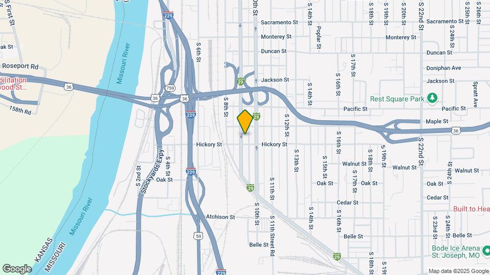 2221 S 9th St Map and Location Details