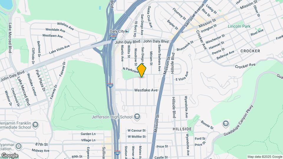 207 Woodrow St Map and Location Details