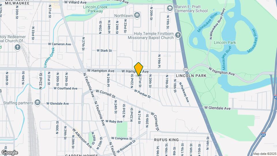4747 N 21st St Map and Location Details