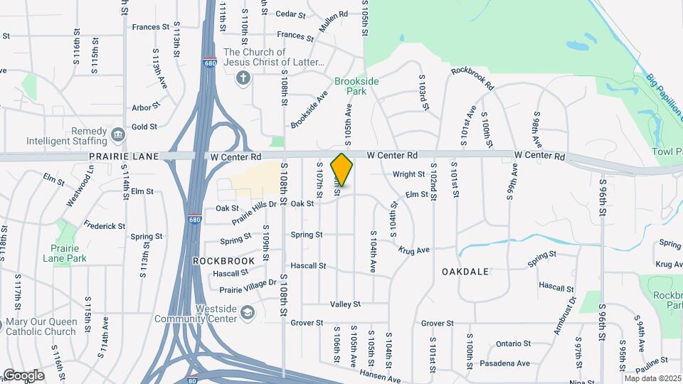 2825 S 106th St Map and Location Details