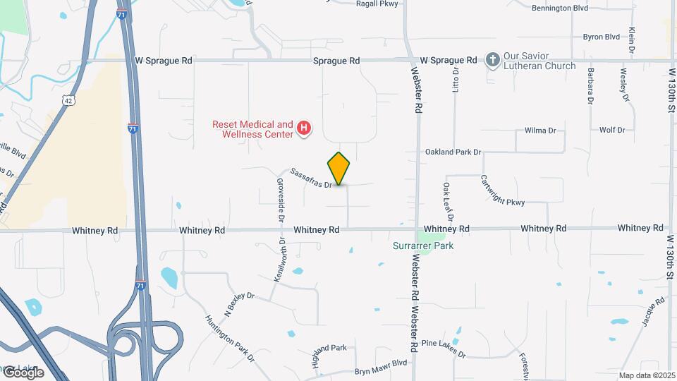 15343 Sassafras Dr Map and Location Details