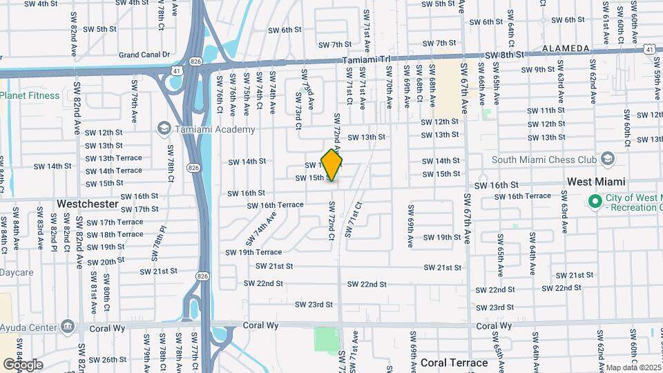 7215 SW 16th St Map and Location Details