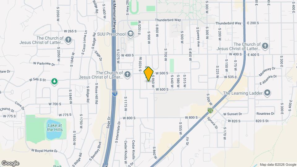 563 S 940 W Map and Location Details
