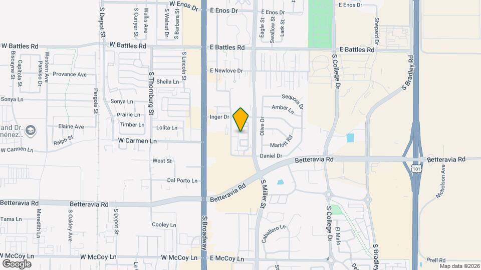 1935 Celebration Map and Location Details