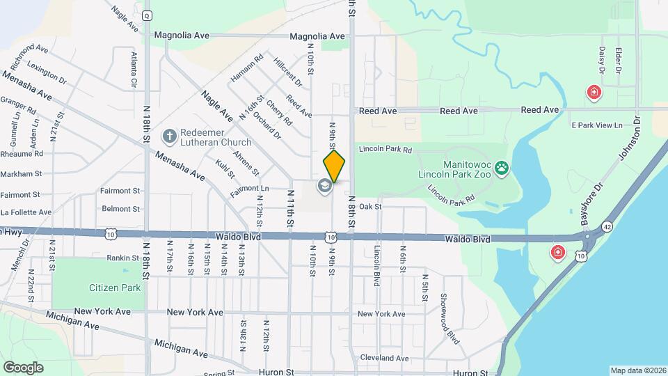1217 N 9th St Map and Location Details