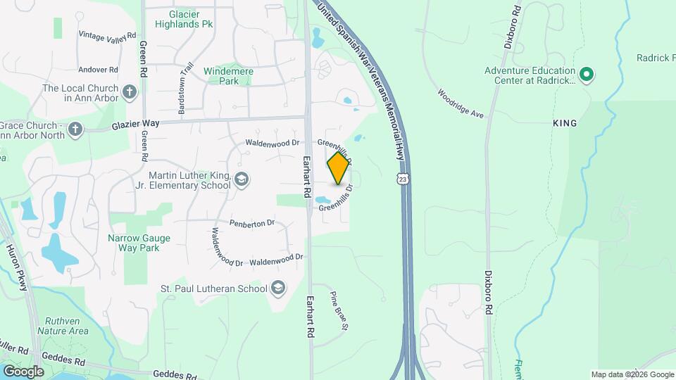 807 Greenhills Dr Map and Location Details