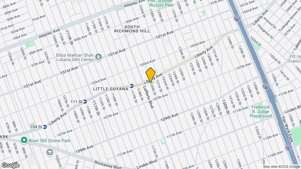104-14 120th St Map and Location Details