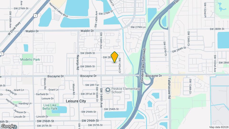 14231 SW 286th St Map and Location Details