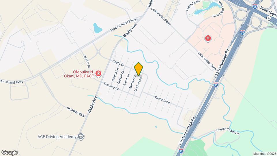 6513 Cold Water Map and Location Details