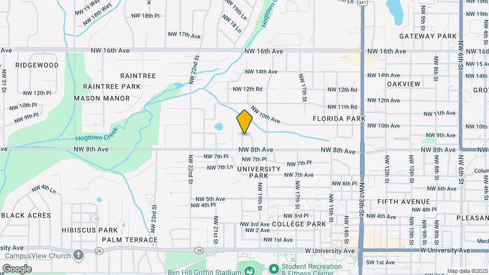 855 NW 20th St Map and Location Details