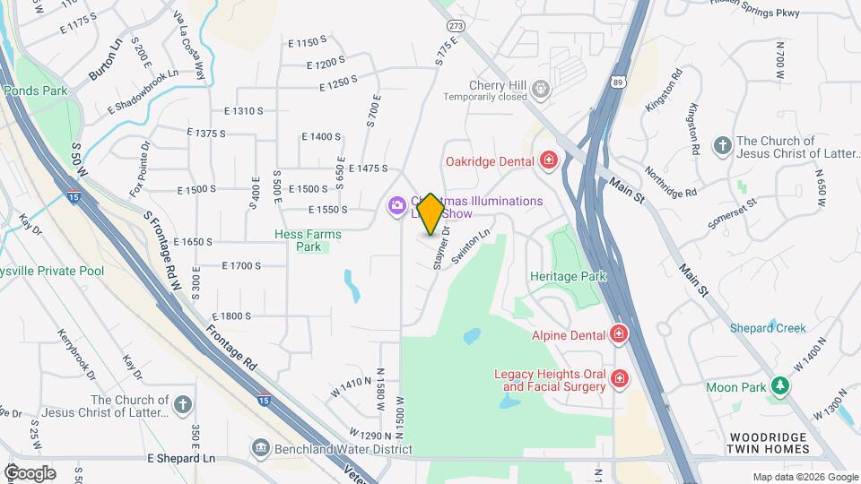 1458 Cheever Ln Map and Location Details