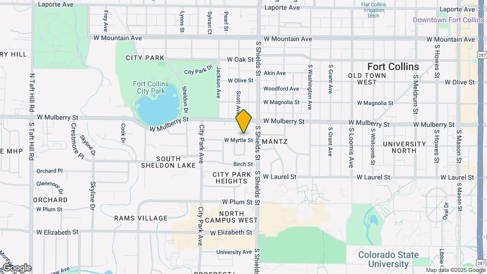 1130 W Myrtle St Map and Location Details