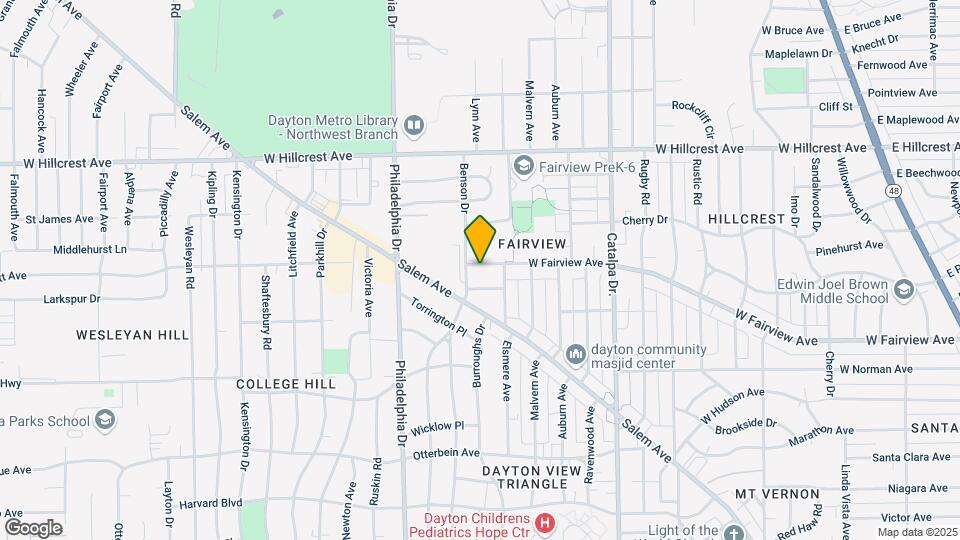 1324 W Fairview Ave Map and Location Details