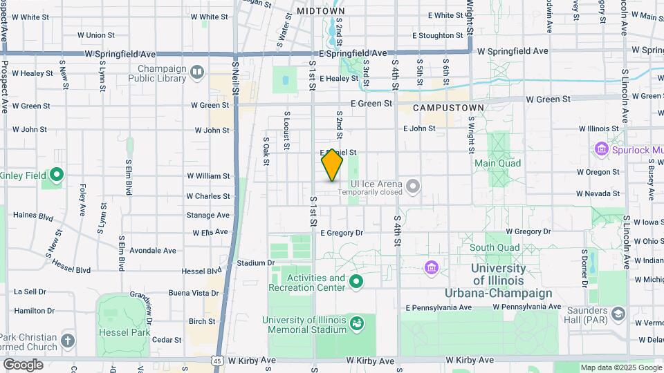 109 E. Chalmers Mapa y Detalles de la Ubicación