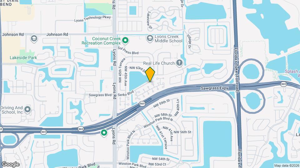 6131 NW 43rd Ave Map and Location Details