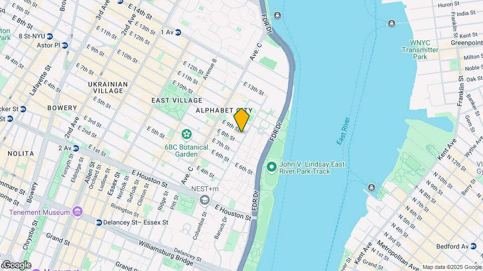 127 Avenue D Mapa y Detalles de la Ubicación