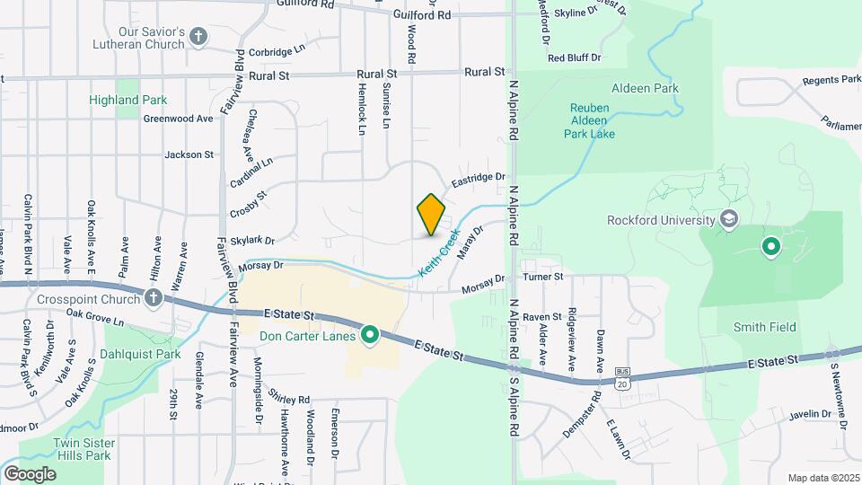 4117 Eastridge Dr Mapa y Detalles de la Ubicación