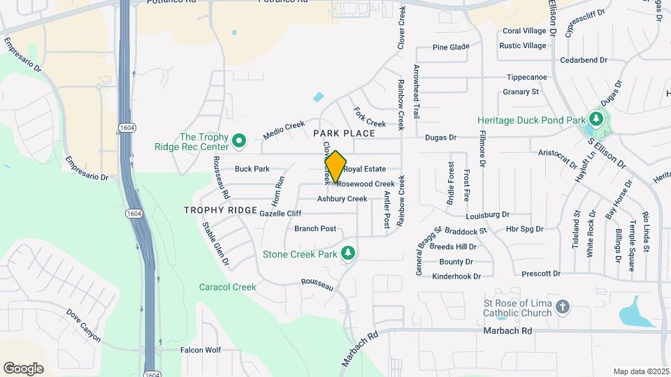 10450 Rosewood Creek Map and Location Details