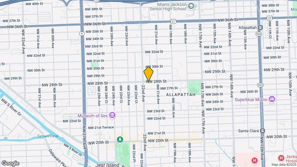2164 NW 28th St Map and Location Details
