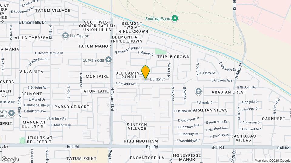 5001 E Libby St Map and Location Details