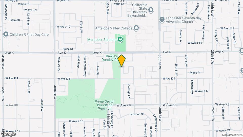 43449 33rd St W Ln Map and Location Details