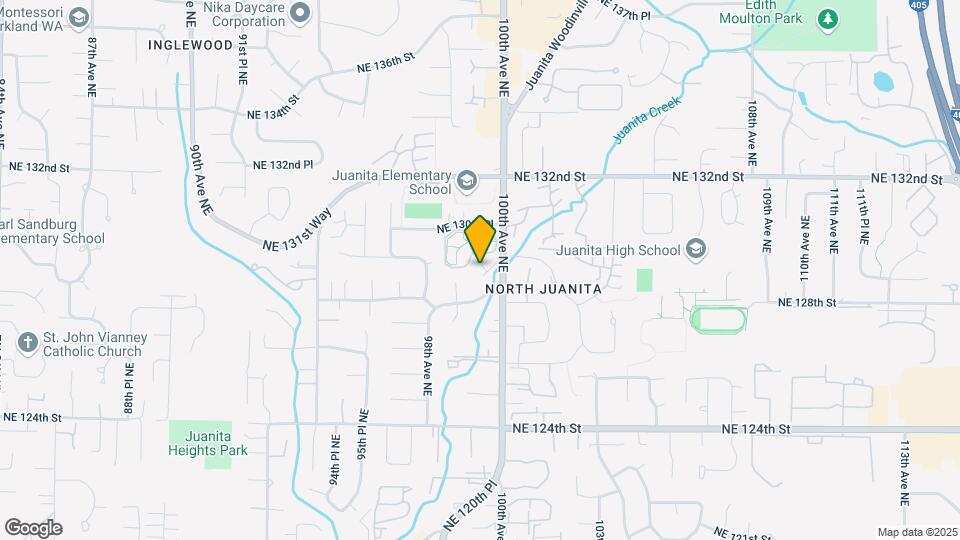 Juanita Creek Apartments Map and Location Details
