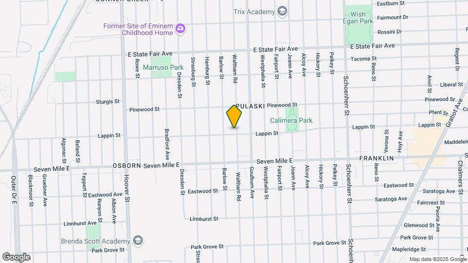 19311 Waltham St Map and Location Details