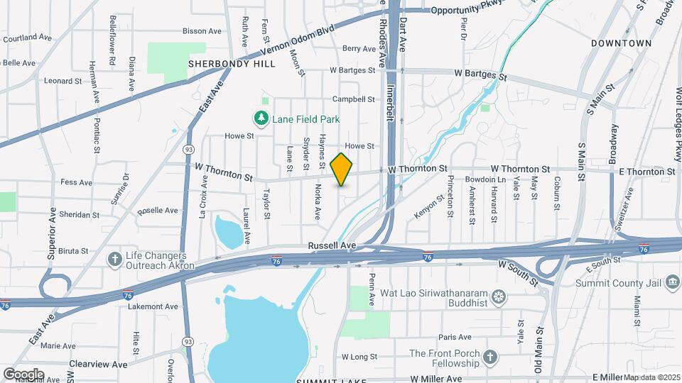 1061 Raymond St Map and Location Details