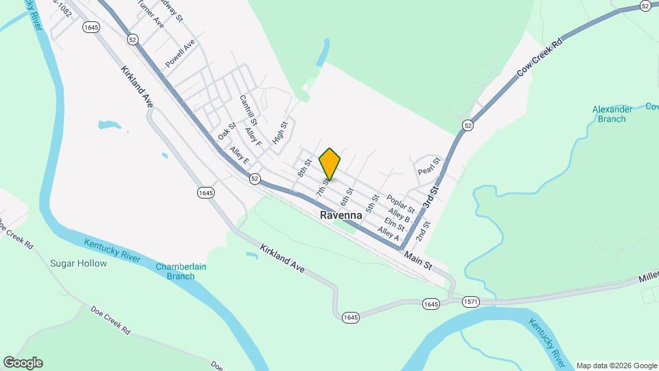 614 Elm St Mapa y Detalles de la Ubicación