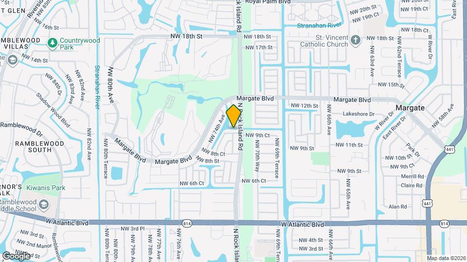 7195 NW 9th Ct Map and Location Details