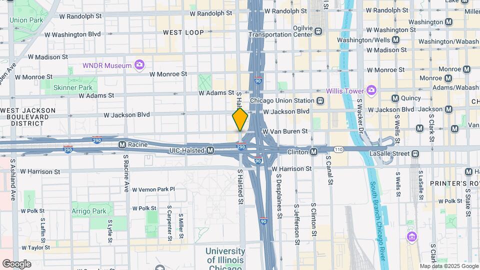 803 W Van Buren St Map and Location Details