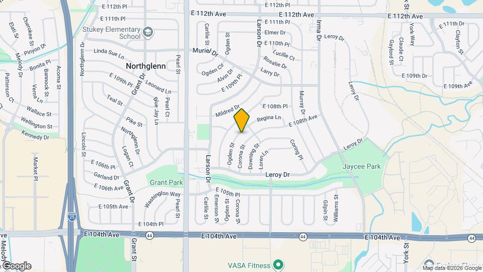 10758 Ogden St Map and Location Details