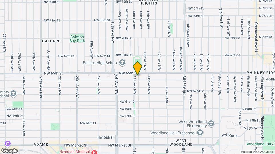 6408 14th Ave NW Mapa y Detalles de la Ubicación