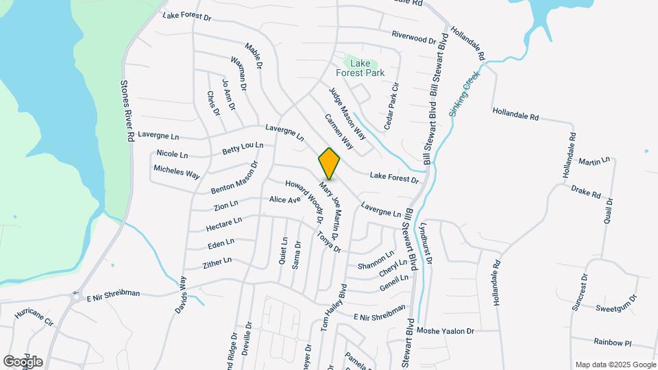 129 Mary Joe Martin Dr Map and Location Details