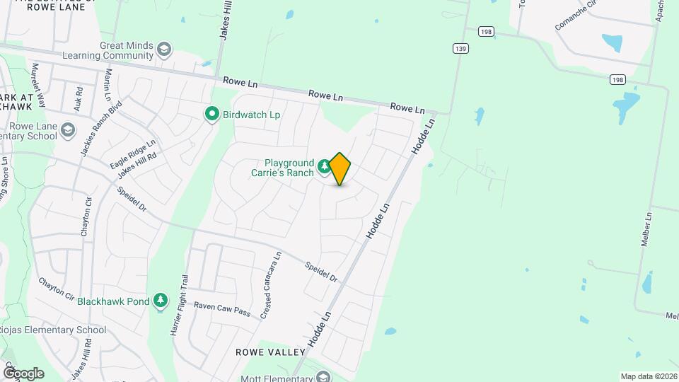 20813 Carries Ranch Rd Map and Location Details